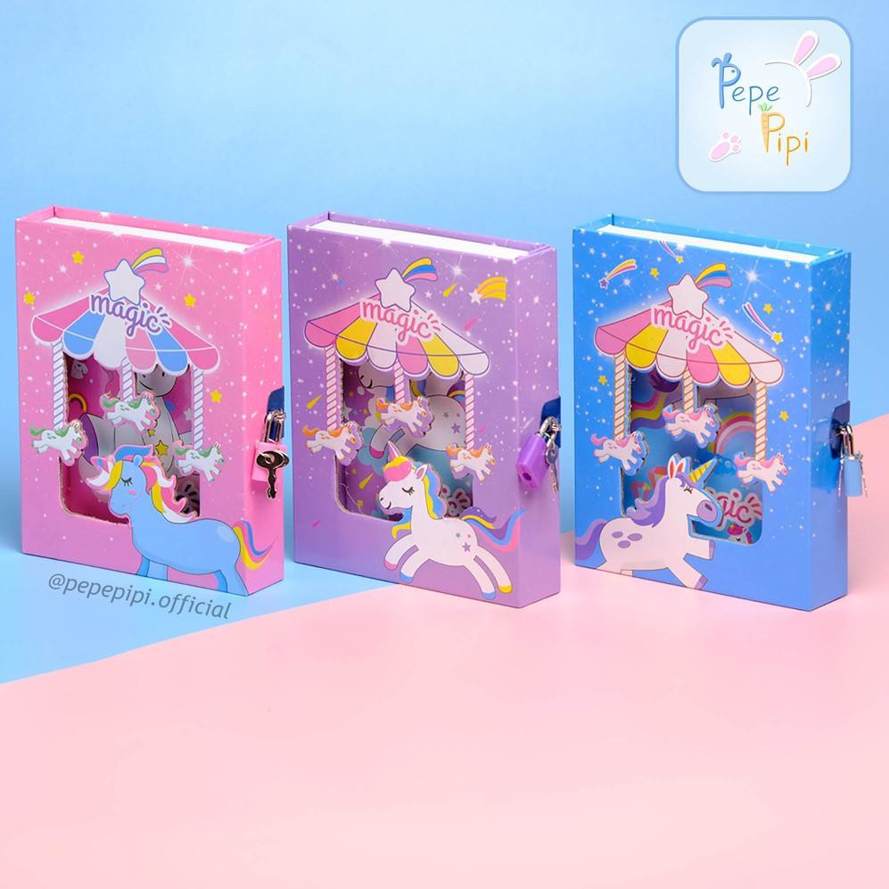 

Big Sale⁂➳ 6DJNU Buku Diary Unicorn Note Book Dengan Kunci Gembok Tebal bisa COD 051 ➳Ready