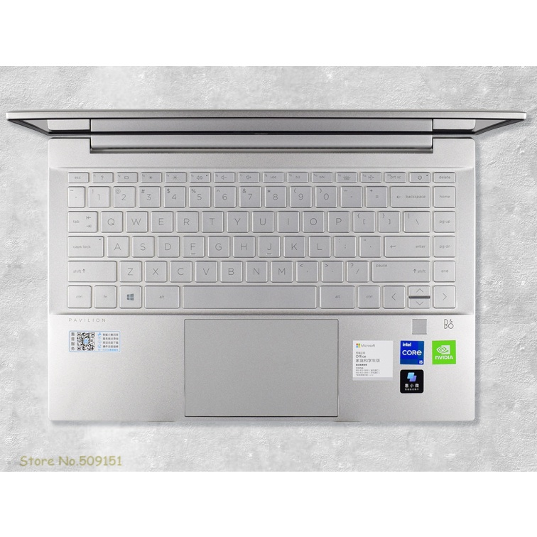 2-in-1 Skin Cover Keyboard Laptop Bahan Tpu Untuk HP Pavilion X360 2021 &quot;14&quot;&amp;quot; 14m-dw 14M-dy 14-dv Seri 14M-DW0013DX / 0023DX 14-dv0097nr