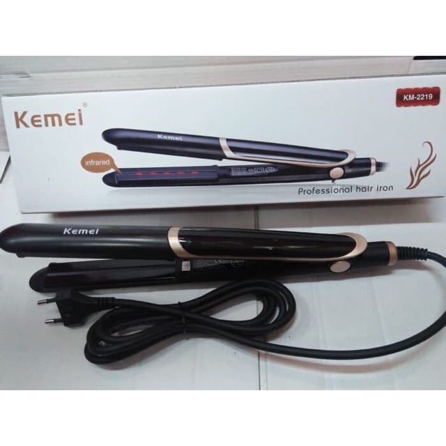 Catokan Kemei KM 2219 / Alat Catok Rambut