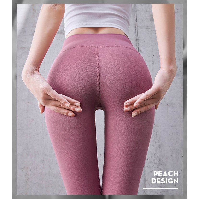 Yoga Pants Celana Panjang Olahraga Wanita High Waist Legging