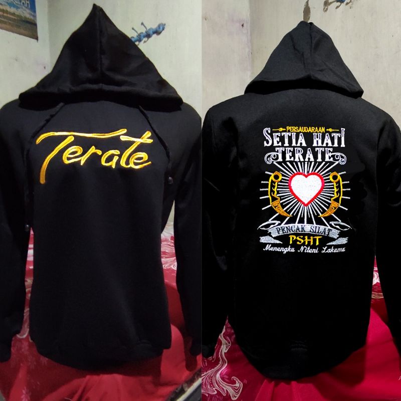JAKET PSHT BORDIR TERBARU-JAKET PSHT KEREN-JEMPER WARGA PSHT