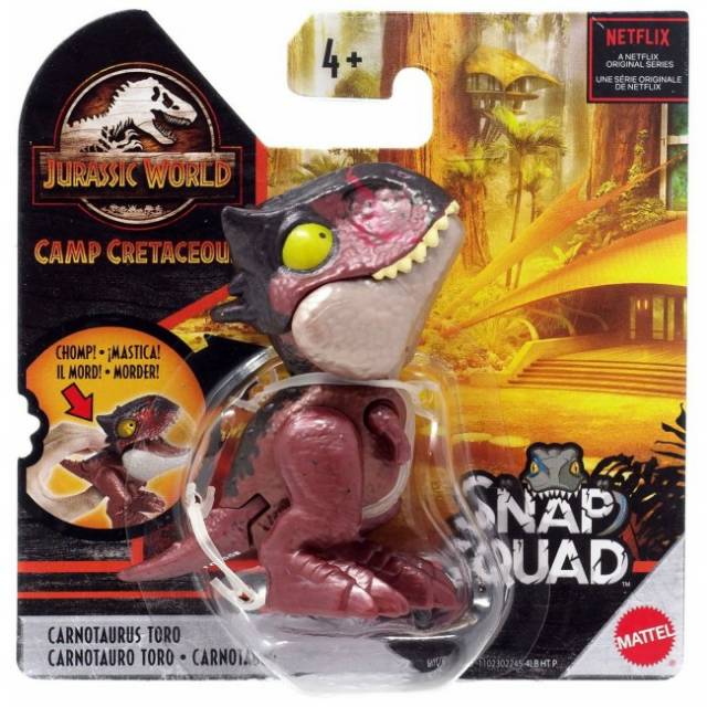 Jurassic World Snap Squad Camp Cretaceous Carnotaurus Toro