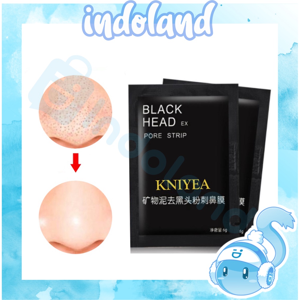 ☀INDOLAND☀ Mask Remove Blackhead And Whitehead Hilangkan Blackhead Travel Pack 6g Termurah R611