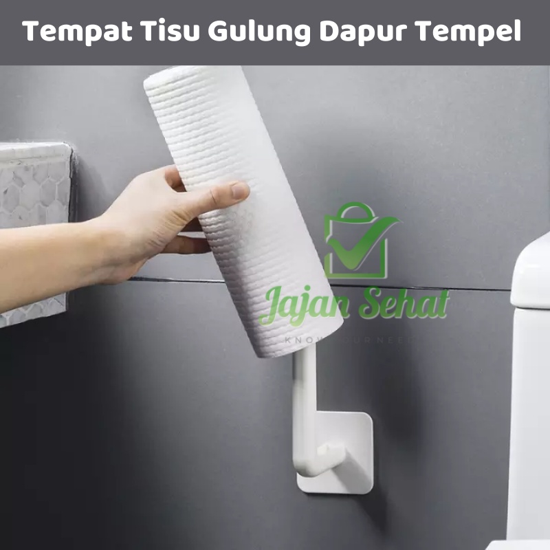 Tempat Tisu Gulung Dapur Tempel Gantungan Serbaguna