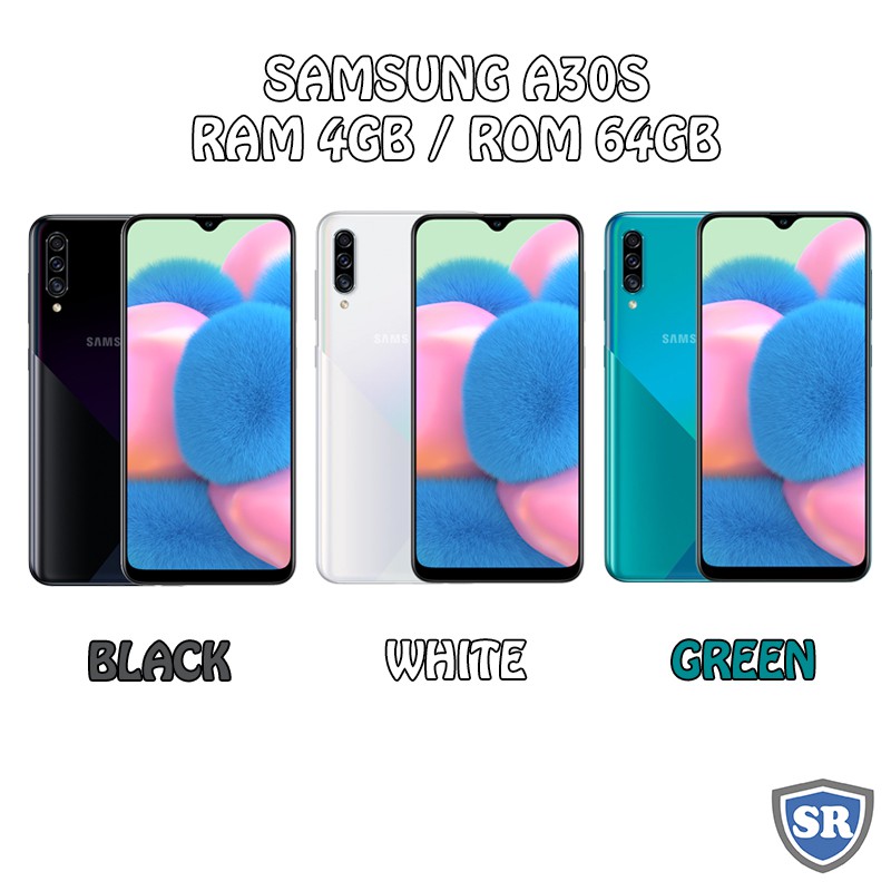 Samsung Galaxy A30S A307 - 4GB 64GB (4/64) - Black / White / Green - Baru BNIB - Original Resmi SEIN