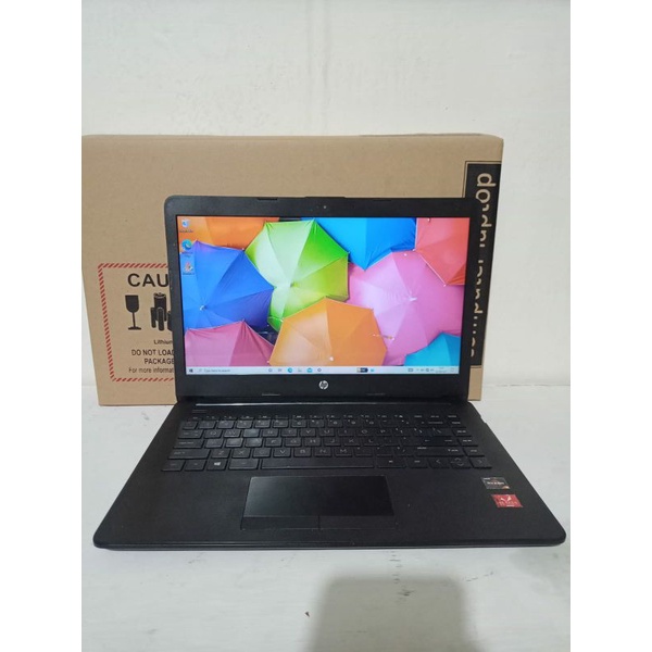 Laptop HP 14-cm0005AU Amd Ryzen 3-2200U Ram 4GB HDD 1TB Vga Amd Radeon Vega 3 Siap Gaming windows 10