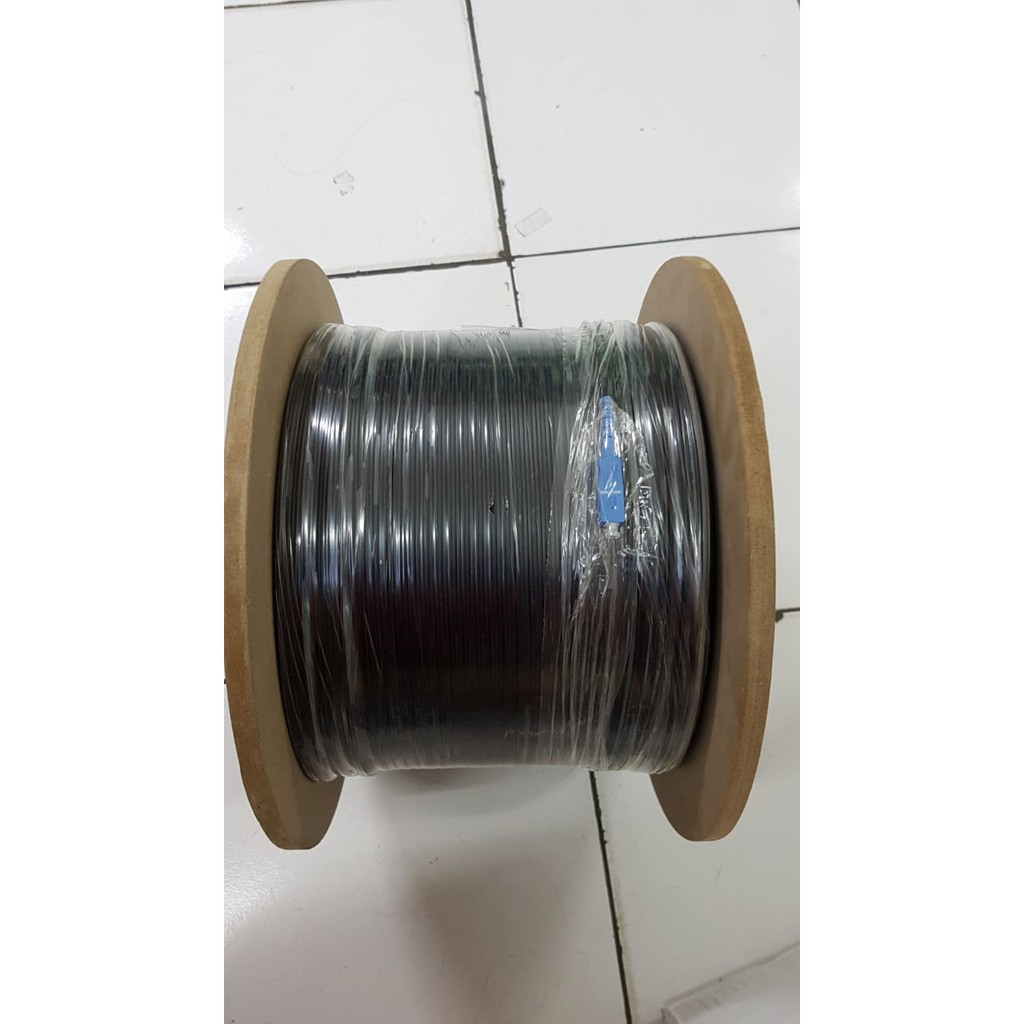 Kabel Fiber Optik FTTH SC Indihome / Drop Wire Core Optic 400 Meter