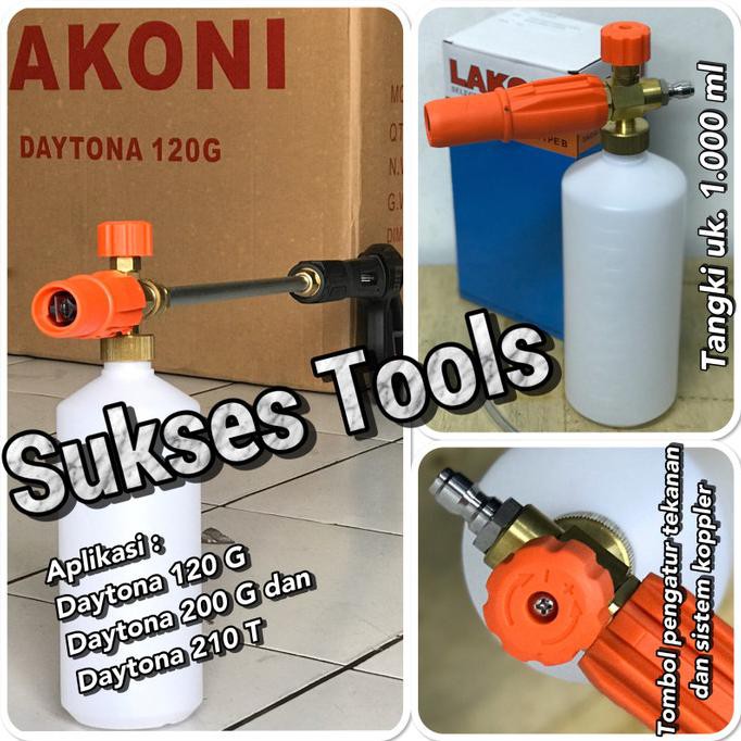 Nozzle Cuci Snow Wash Foam Lance Steam Lakoni Daytona 120 200 G 210 T