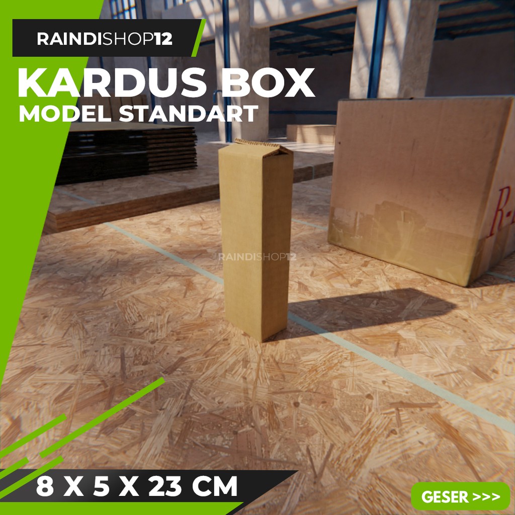

BOX 8 X 5 X 23 CM KARDUS KOTAK KEMASAN PACKAGING KADO POLOS