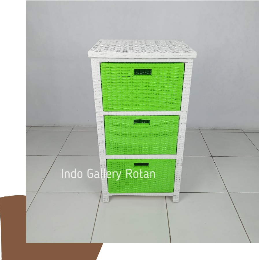 Rak Laci Rotan Sintetis Rak Laci Rotan Sintetis Meja Laci Bufet Laci 3 Rotan Sintetis Atas