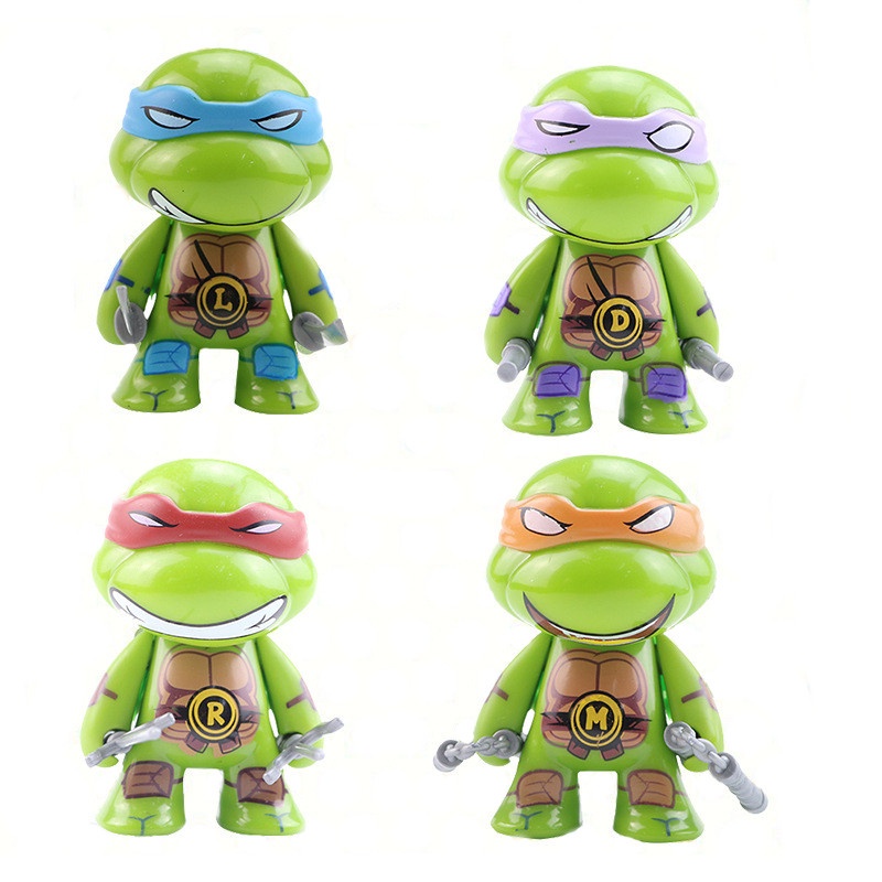 Mainan Action Figure Teenage Mutant Ninja Turtles Bahan PVC Untuk Dekorasi