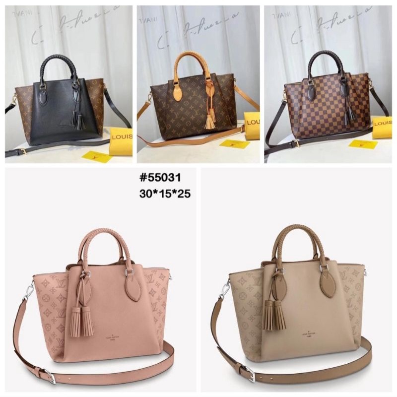 Tas LV 3ruang kulit matang