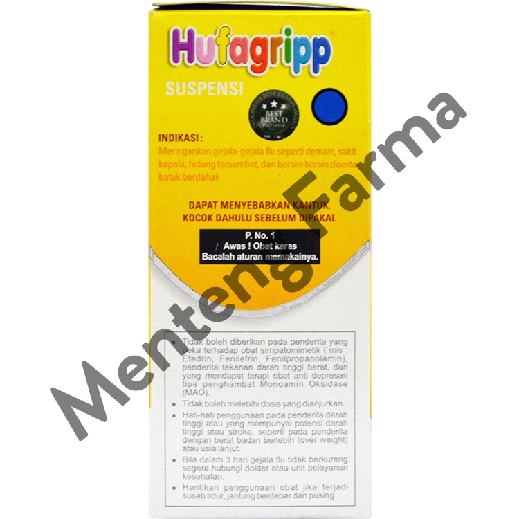 Hufagrip Kuning Obat Flu Dan Batuk Anak 60 mL