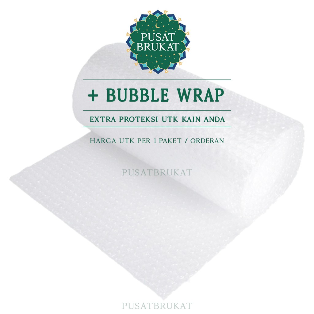 + BUBBLE WRAP: Extra proteksi [harga utk per 1 paket / orderan]