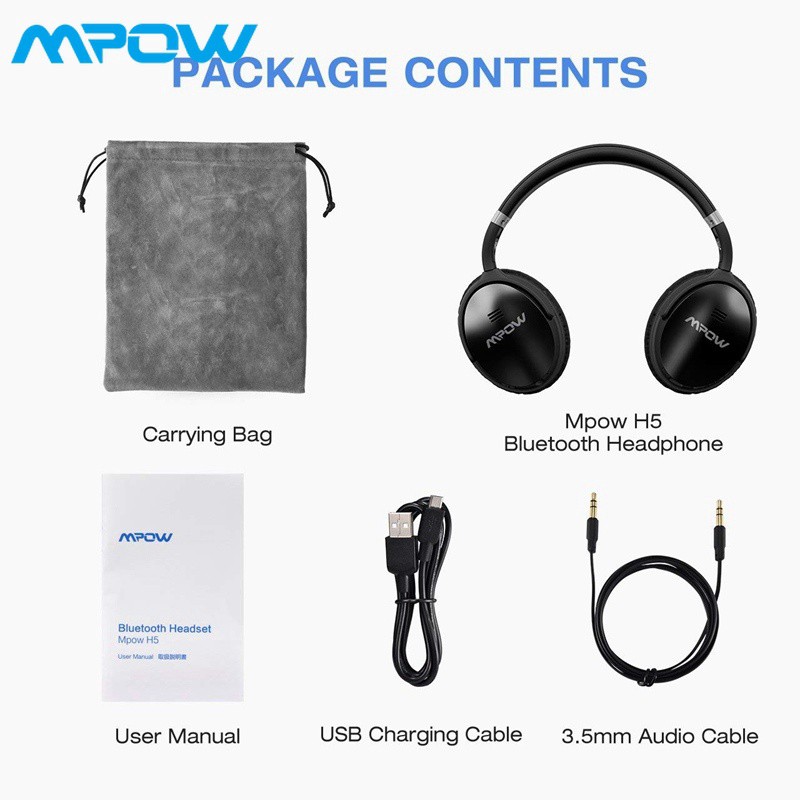mpow h5 bluetooth