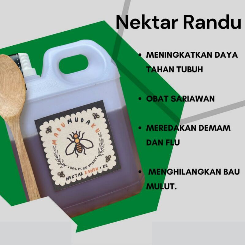 

Madu Mudaku Varian Bunga Randu Kemasan 1 Kg