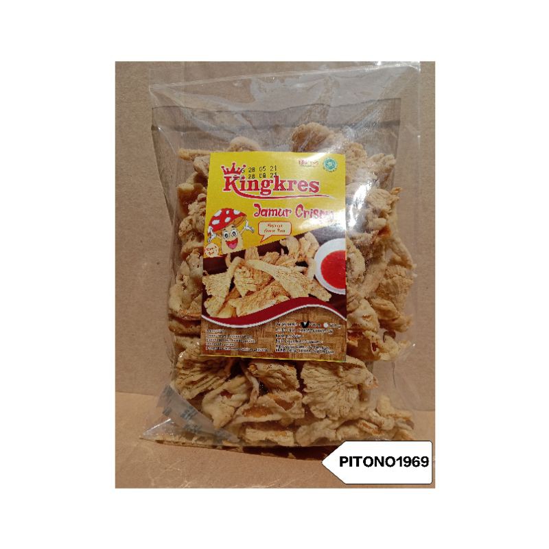 

Keripik Jamur Crispy KINGKRES 200gr