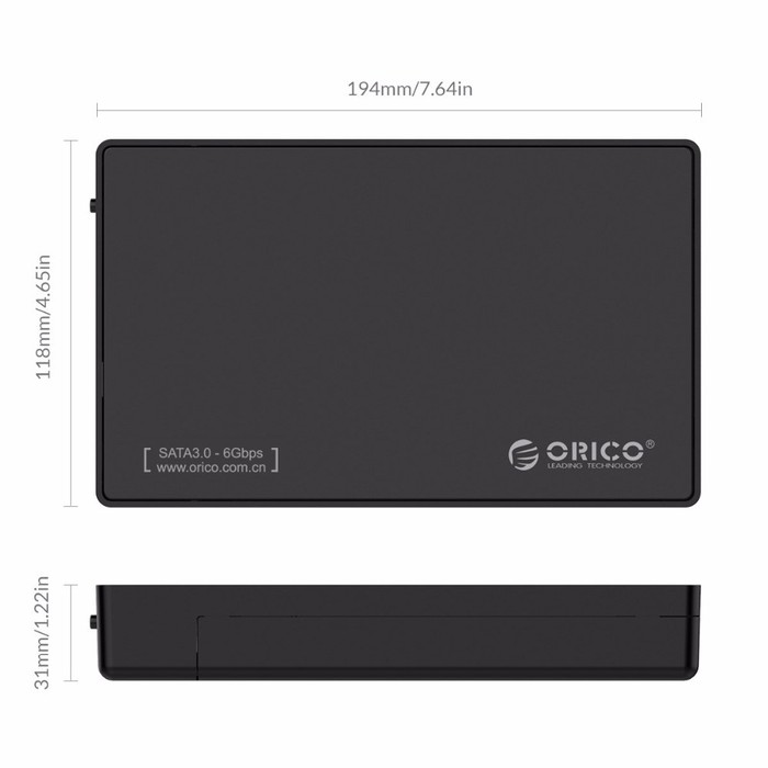 Harddisk Enclosure Orico 3588US3 - Casing Harddisk 3,5&quot; Sata 3.0 Orico