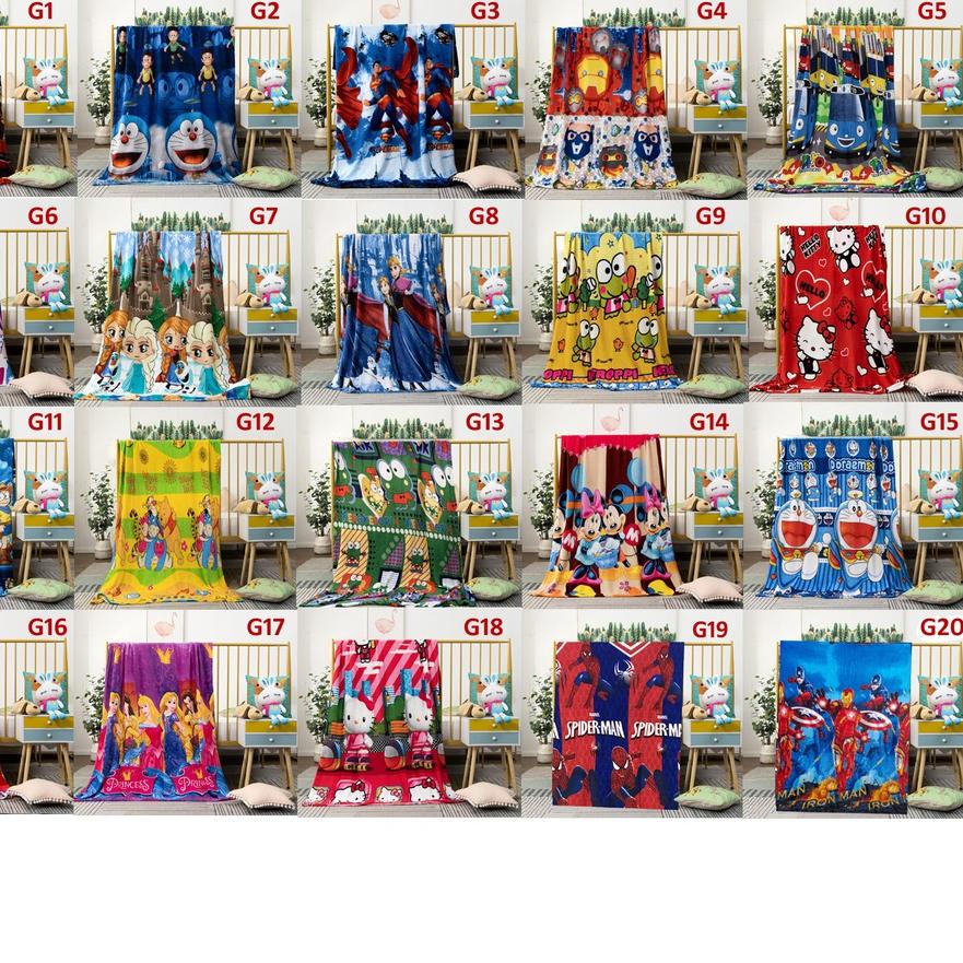 ✼ Selimut Anak Karakter Bulu G ❉
