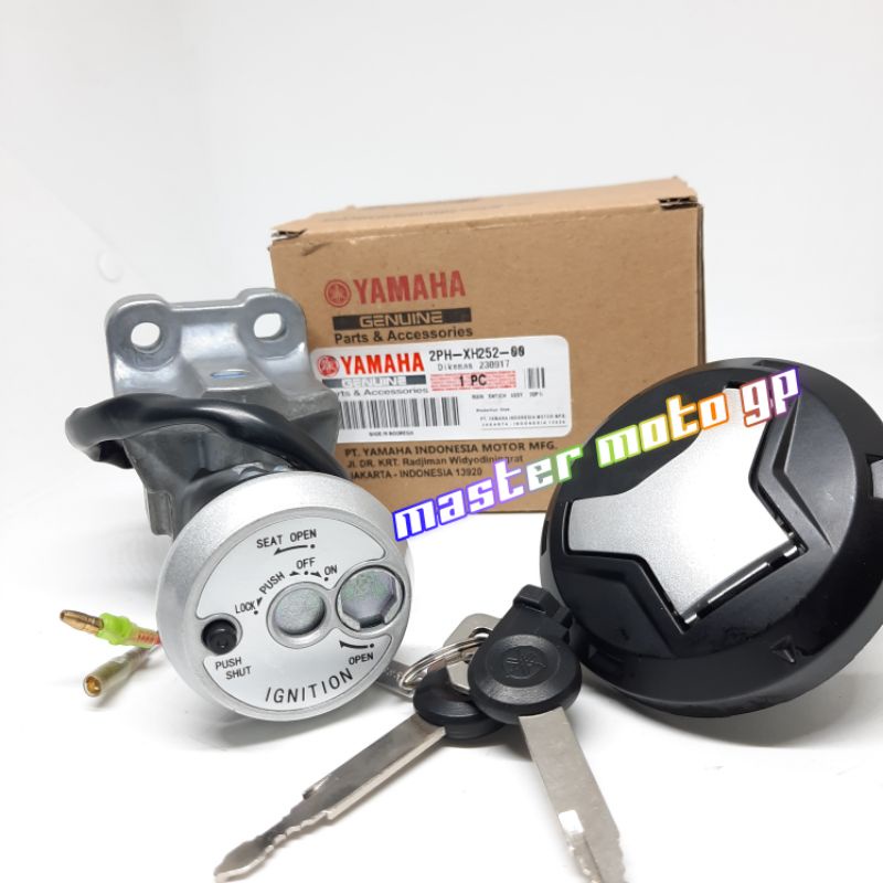 Kunci kontak Nmax tutup tangki nmax 155 2DP Kunci kontak Assy nmax  Kunci kontak dan tutup tangki set seri 2DP untuk yamaha n-max 155/new N-max 155