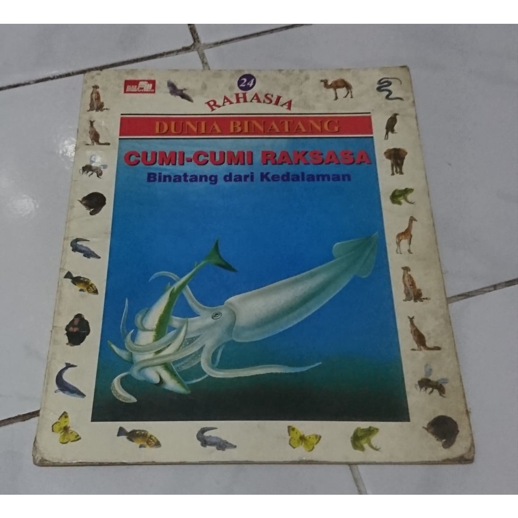 buku Rahasia dunia binatang - cumi cumi raksasa