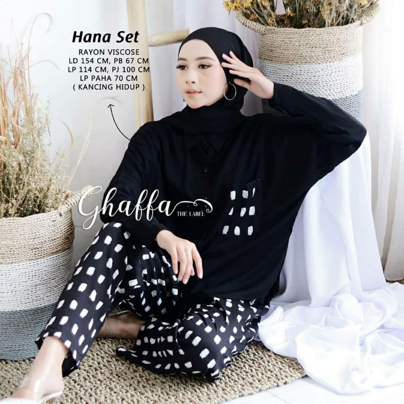 HANA ONE SET BY GHAFFA