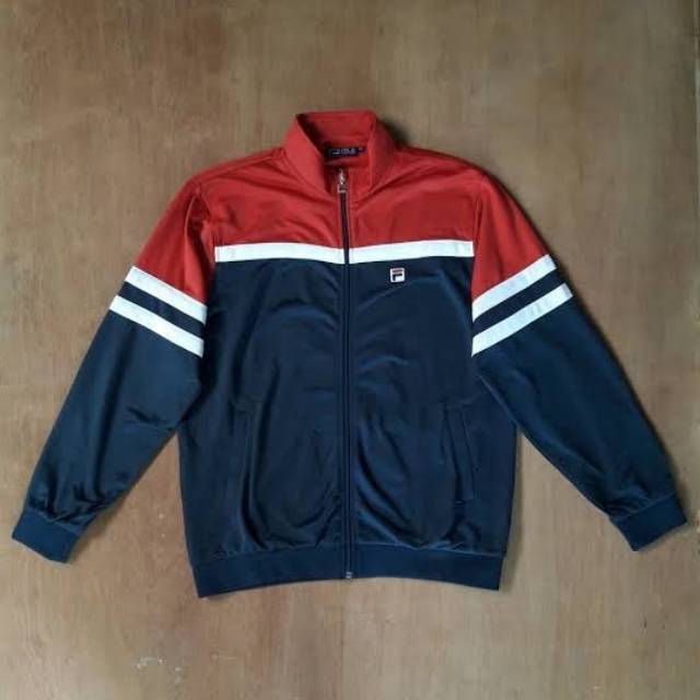 Jaket tracktop casual fila allesandro premium