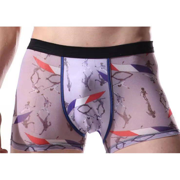 Celana Boxer Pria Transparan P2846/P2849- Underwear Sexy Pria - 1 PCS