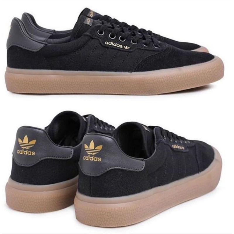 Jual Adidas 3MC Vulc Skate Black Gum Shoes | Shopee Indonesia