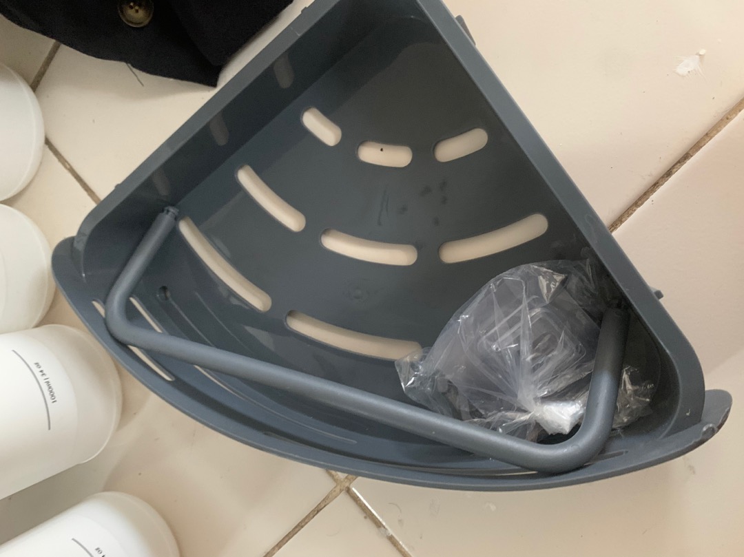 Oxihom B302 Rak Kamar Mandi Tempel Gantung Plastik Rak Sabun