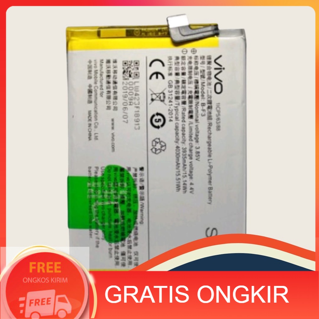 Baterai Original Vivo Y91C 1820 / Y91 1816 / Y1S 1929 / 1817 / 1811 Batre Batrai