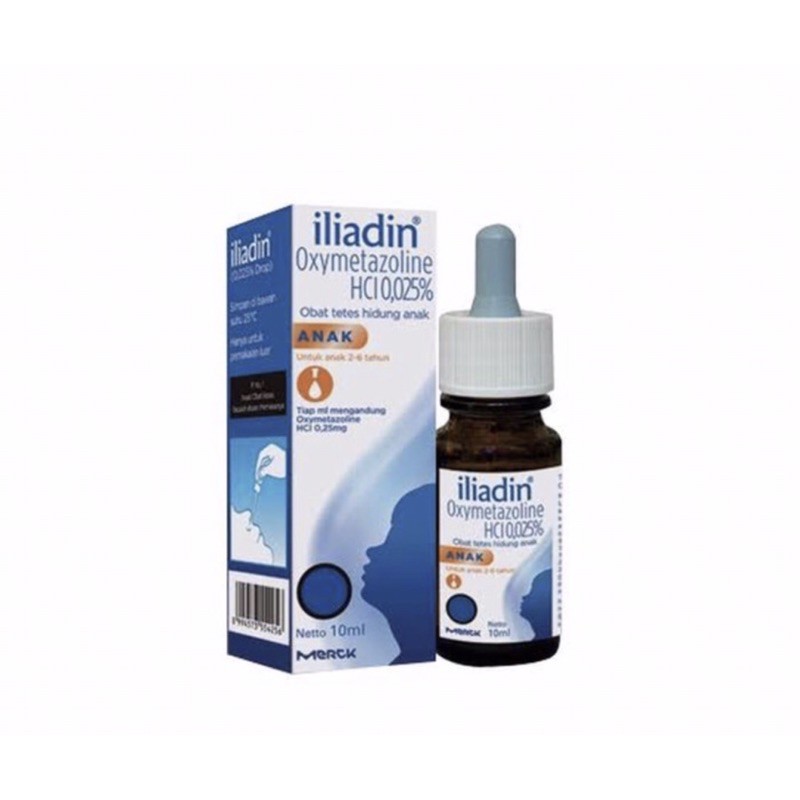 Iliadin tetes hidung anak 10 ml ( untuk hidung tersumbat )