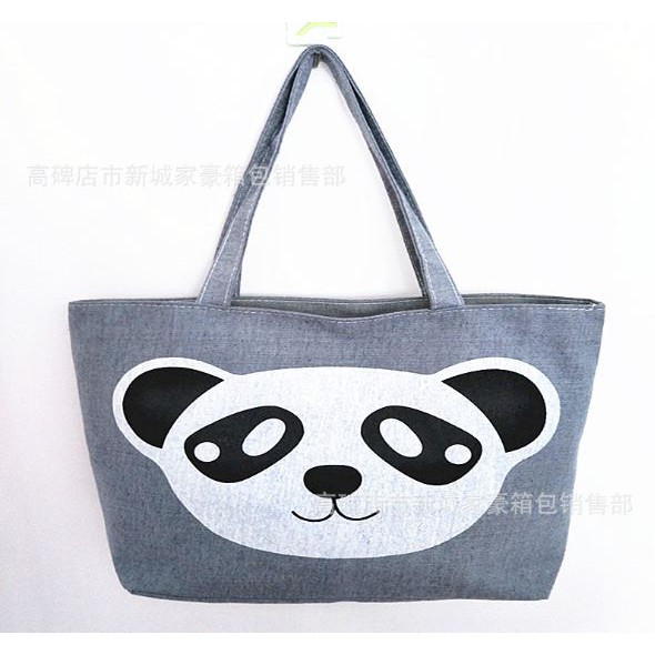 BABY STORE01 - T2 SHOULDER BAG KARAKTER / TAS KANVAS / TOTEBAG / TAS WANITA / IMPORT BATAM