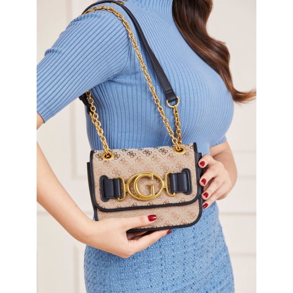 Guess Aileen Mini 4g Logo Crossbody Bag Original / Tas Guess Original / Guess Bag Original