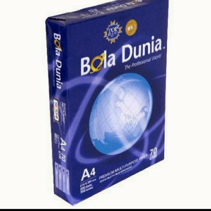 

Kertas Hvs A4 70Gr Bola Dunia/Dus Bengbengstar1