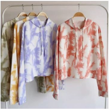 HOPYLOVY - Sweater Hoodie Tie Dye Lamona