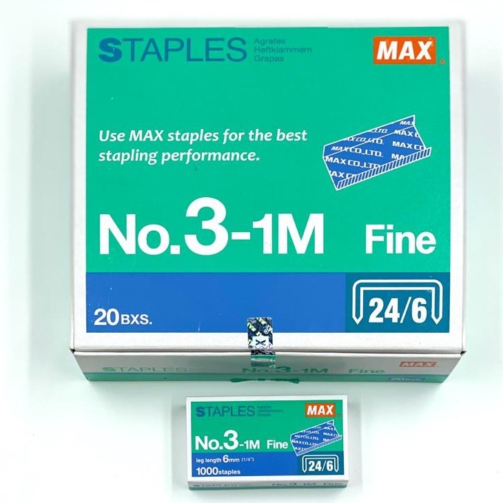 

Isi Staples Max No.3 / No. 3-1M