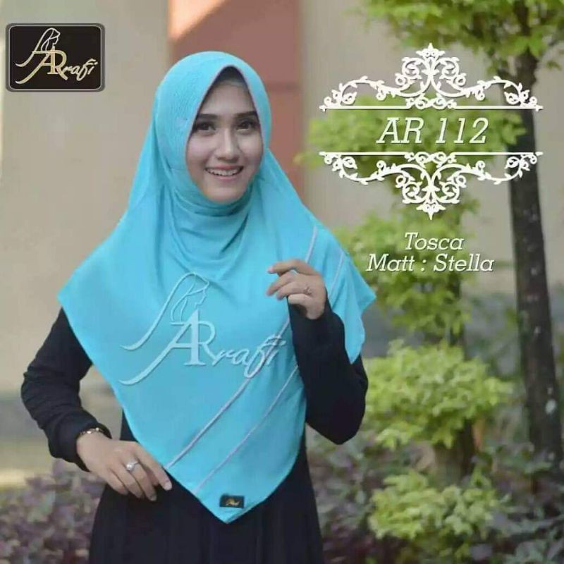 Hijab arrafi AR 112 hijab instan || INAYAHHIJAB-Tosca