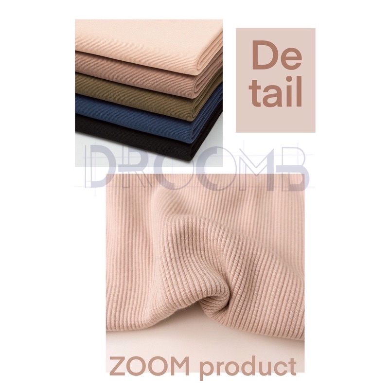 Atasan Wanita polos | Kaos rib premium lengan Panjang