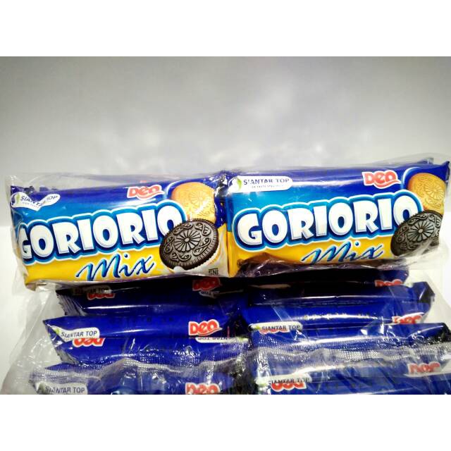 

Goriorio / Oriorio Biskuit Sandwich Siantar Top (20 pcs x 14 gram) grosir toko snack