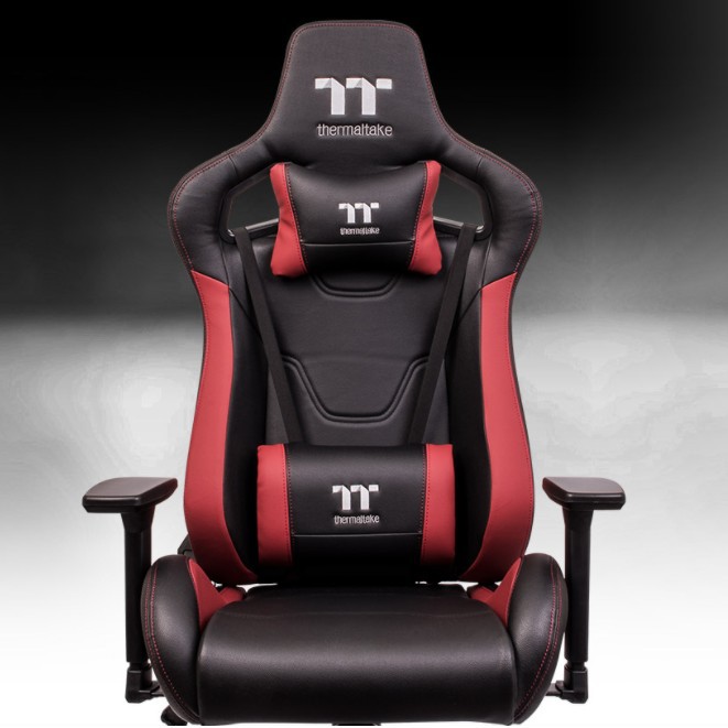 Kursi Gaming THERMALTAKE U FIT Gaming Chair | Black Red | Kursi Kantor