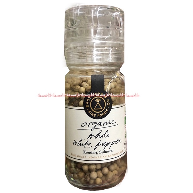 East Java 45gr Organic Whole White Pepper Kendari Sulawesi Bumbu Merica Putih Bulat Eastjava East jawa