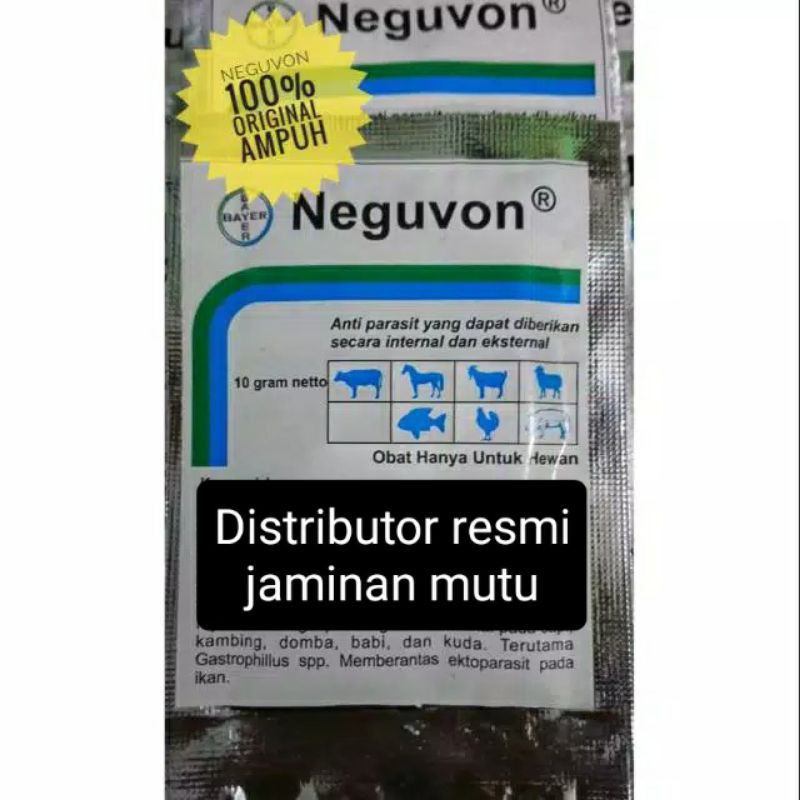 NEGUVON obat anti kutu parasit kutu nyamuk lalat tunggau minimal pembelian 25 pcs