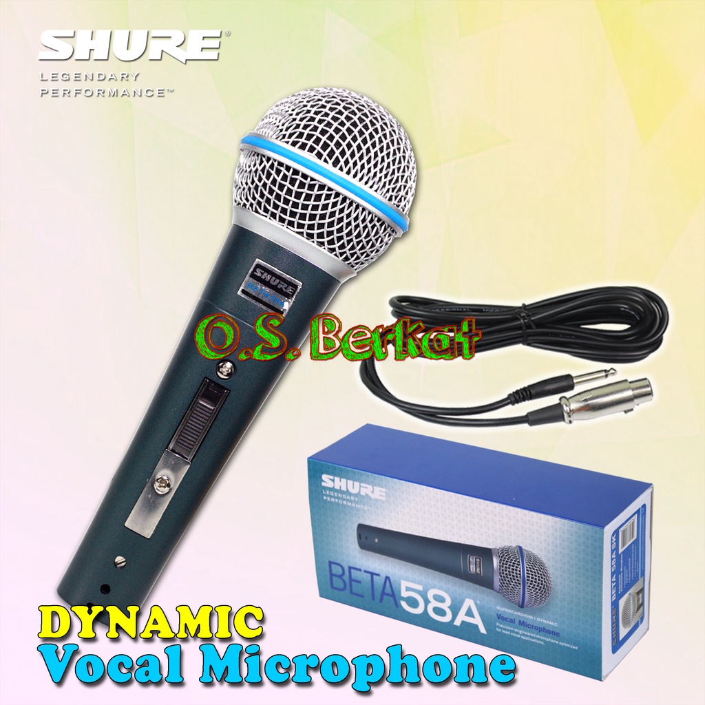 MIC KABEL BETA 58A SK / MICROPHONE KABEL BT58A SK / MIC BETA 58A SK / MIC BT 58A SK / BT-58 SK / MIC