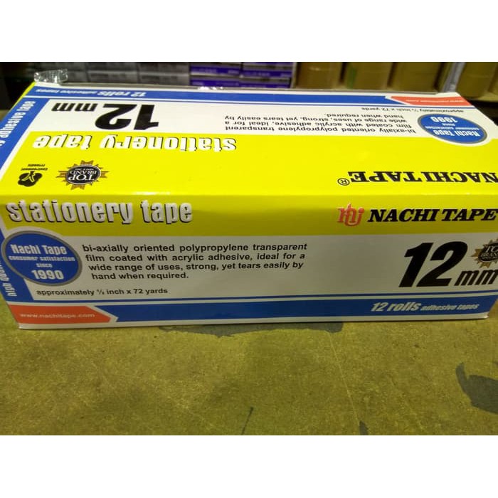 

Isolasi Nachi Tape 12mm atk
