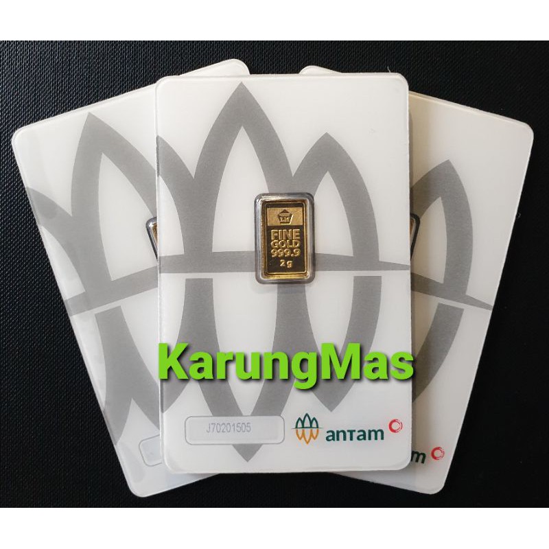 Logam Mulia Emas ANTAM Certieye 2 gr Press Certicard Terbaru