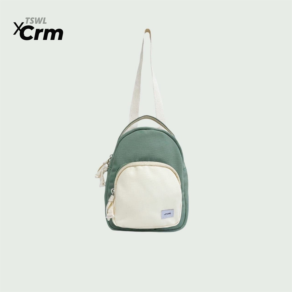 tas selempang ransel rangsel sling bag gendong mini kecil wanita kanvas canvas cewek perempuan water