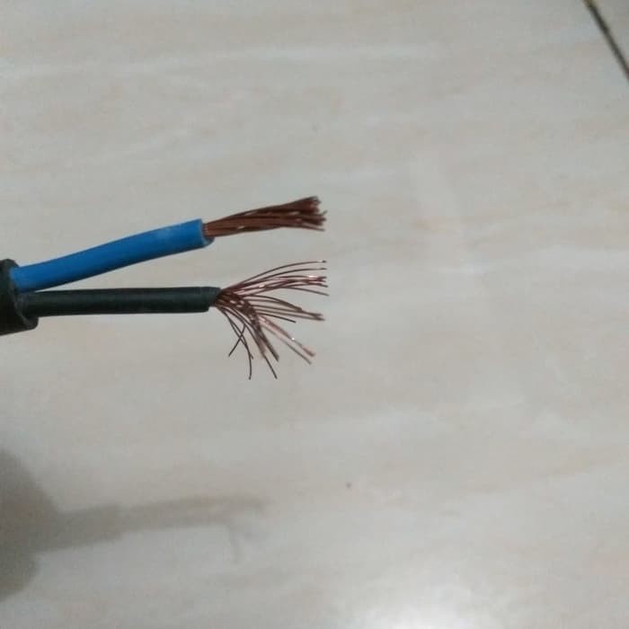 _Adudushop Kabel Listrik Serabut Hitam Nyyhy 2 X 2.5 2 X 2,5 2X2,5 2X2.5 Perdana (Meteran) Kabel