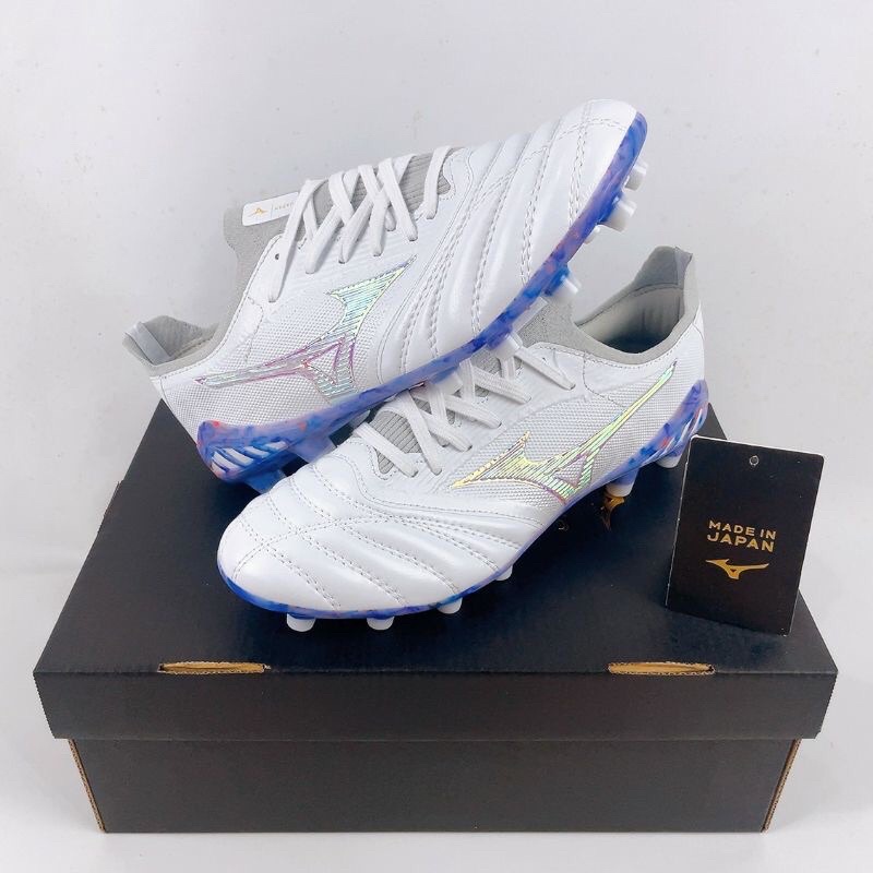 SEPATU BOLA MIZUNO MORELIA NEO 3 BETA ELITE WHITE SAPPHIRE FG