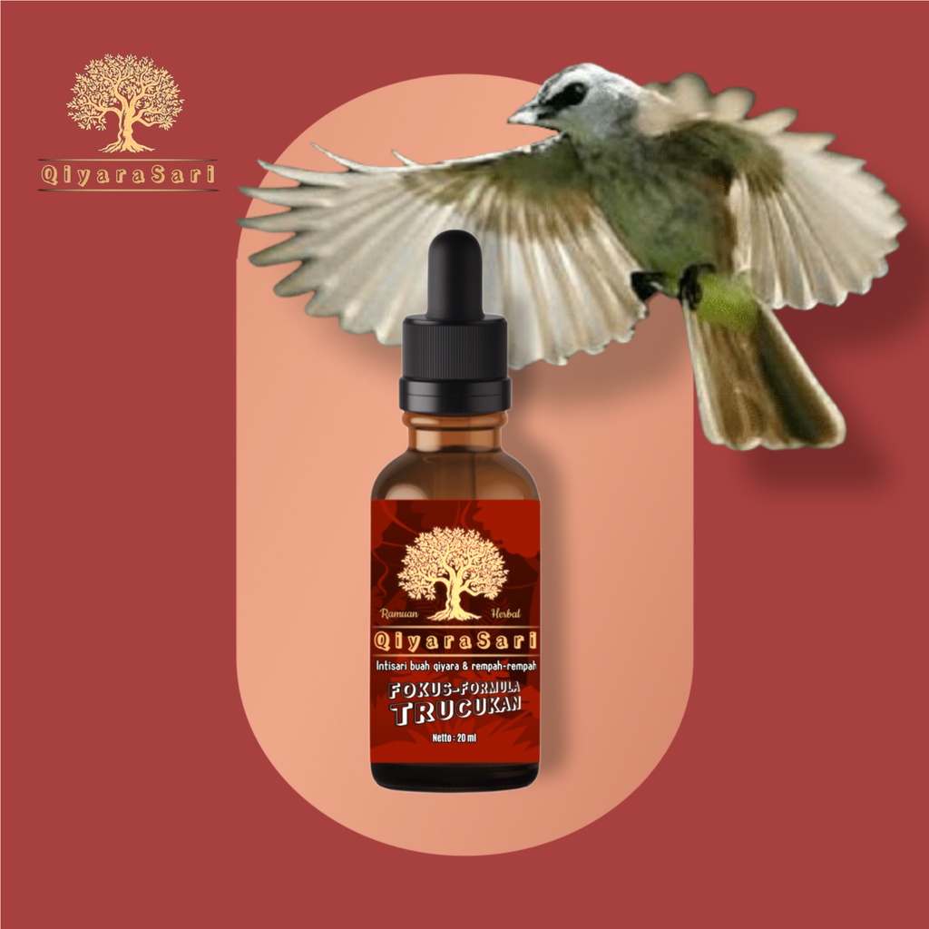 Suplemen multivitamin burung trucukan - doping burung trucukan lomba - Qiyara Sari trucukan 20ml